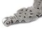 The Bead Chest Silver Ethiopian Coptic Cross Pendant, African Abyssinian Design, Orthodox Christian Pendant for Jewelry